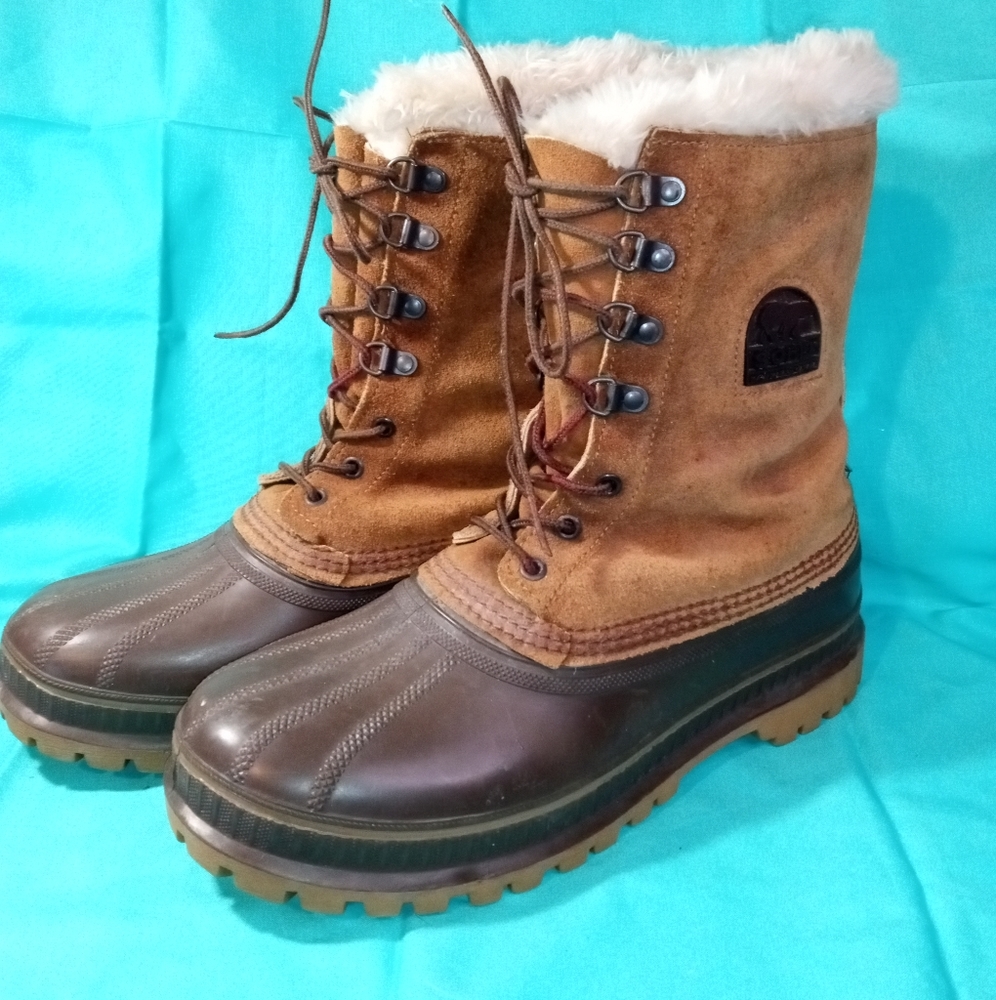 Sorel men's size 8 steel shank boots